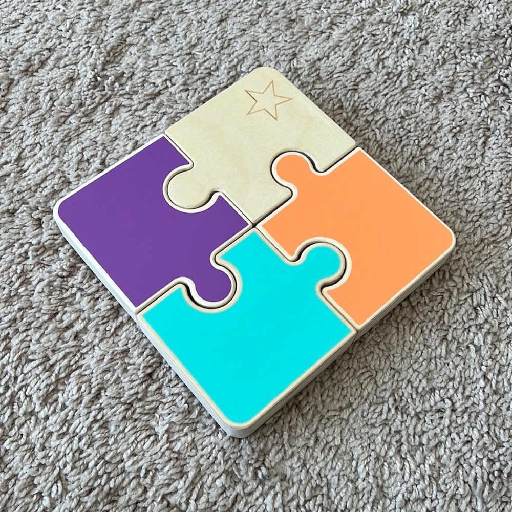 Lovevery Chunky Wooden Jigsaw Puzzle 🧩